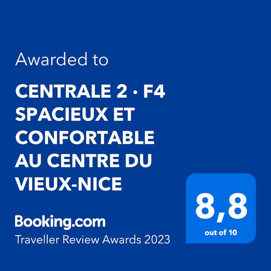 Centrale 2 - F4 Spacieux Et Confortable Au Centre Du Vieux-Nice Apartman Kültér fotó