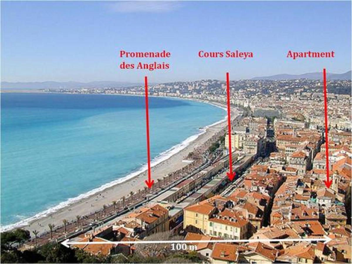 Centrale 2 - F4 Spacieux Et Confortable Au Centre Du Vieux-Nice Apartman Kültér fotó